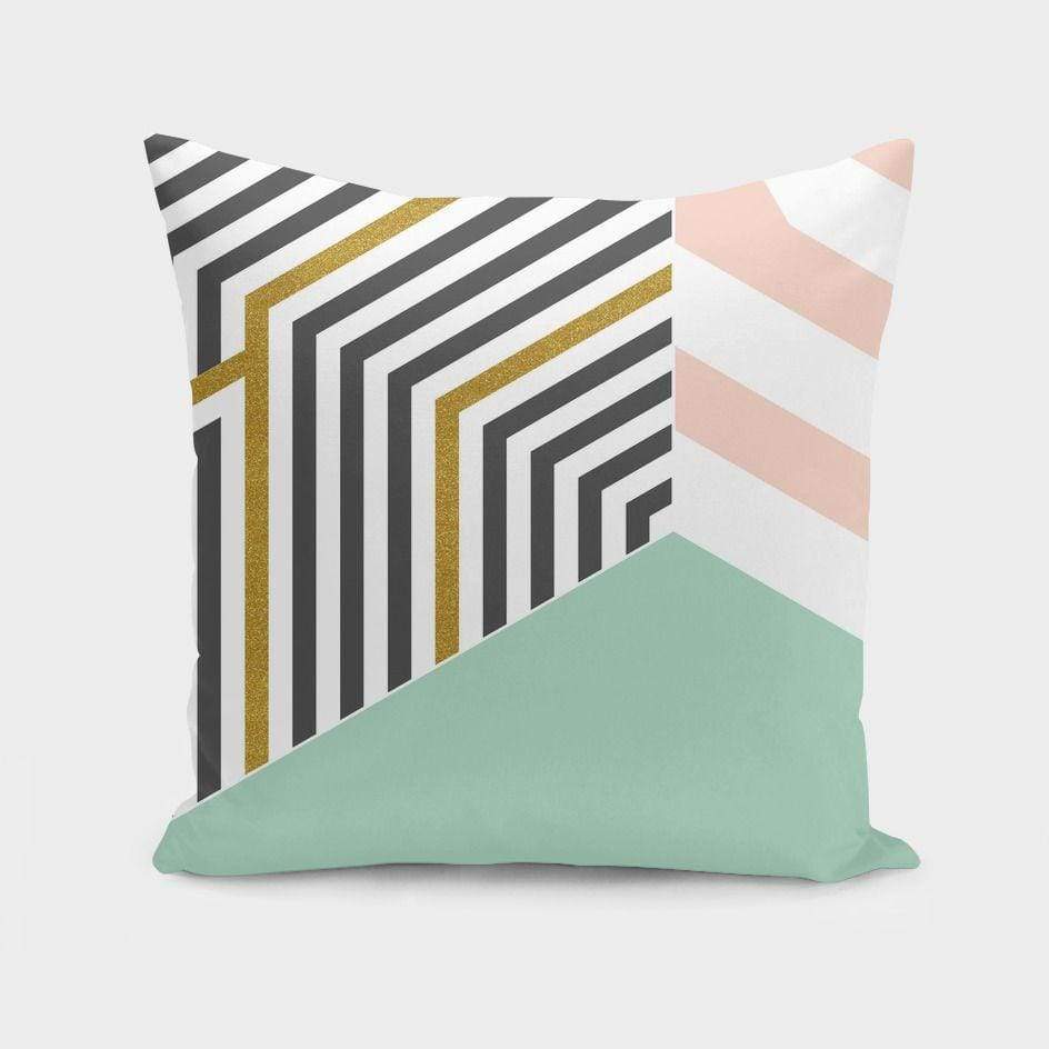 Scorpius Textiles & Pillows Mint&Gold Room Cushion/Pillow