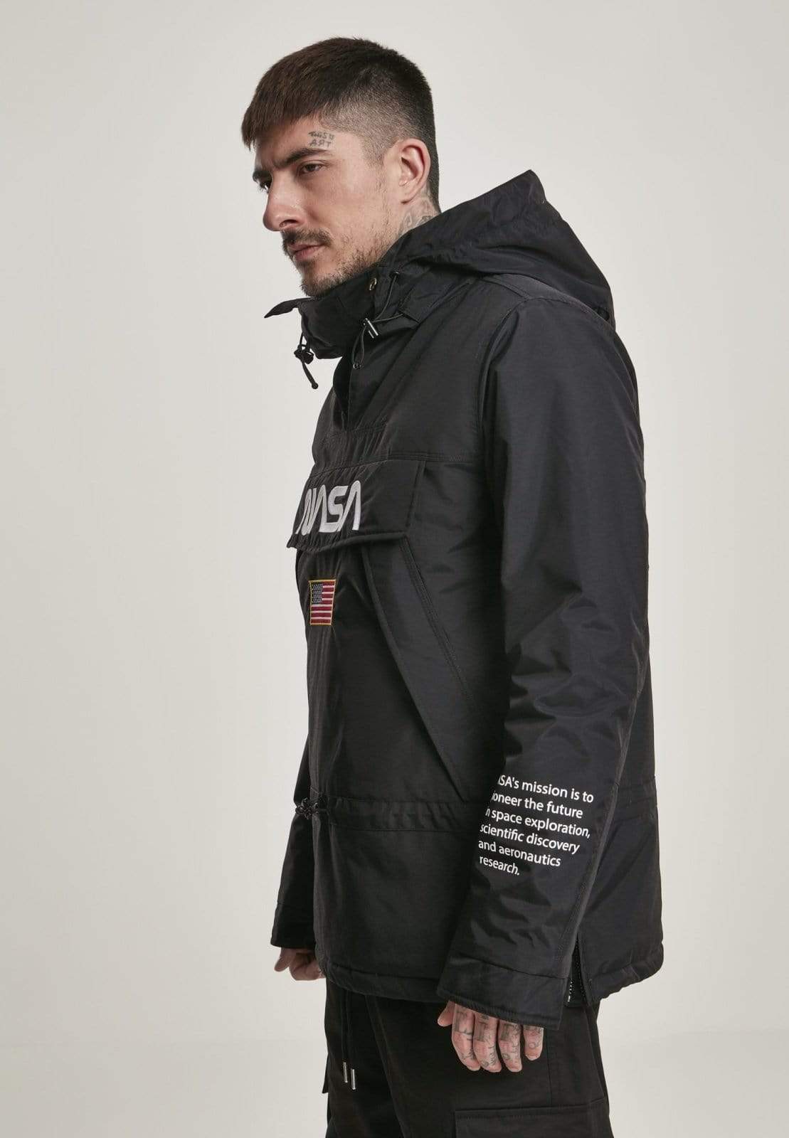 Callisto Jackets & Coats NASA Black Windbreaker