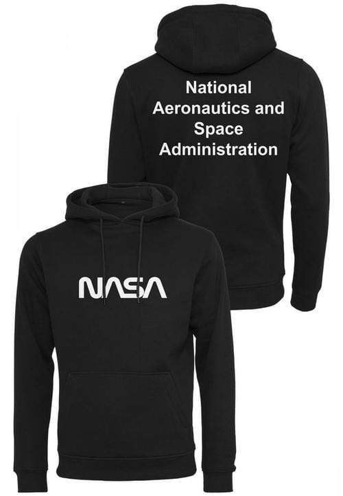 Callisto Men's Clothing L / Black NASA Embroidered Logo Hoodie