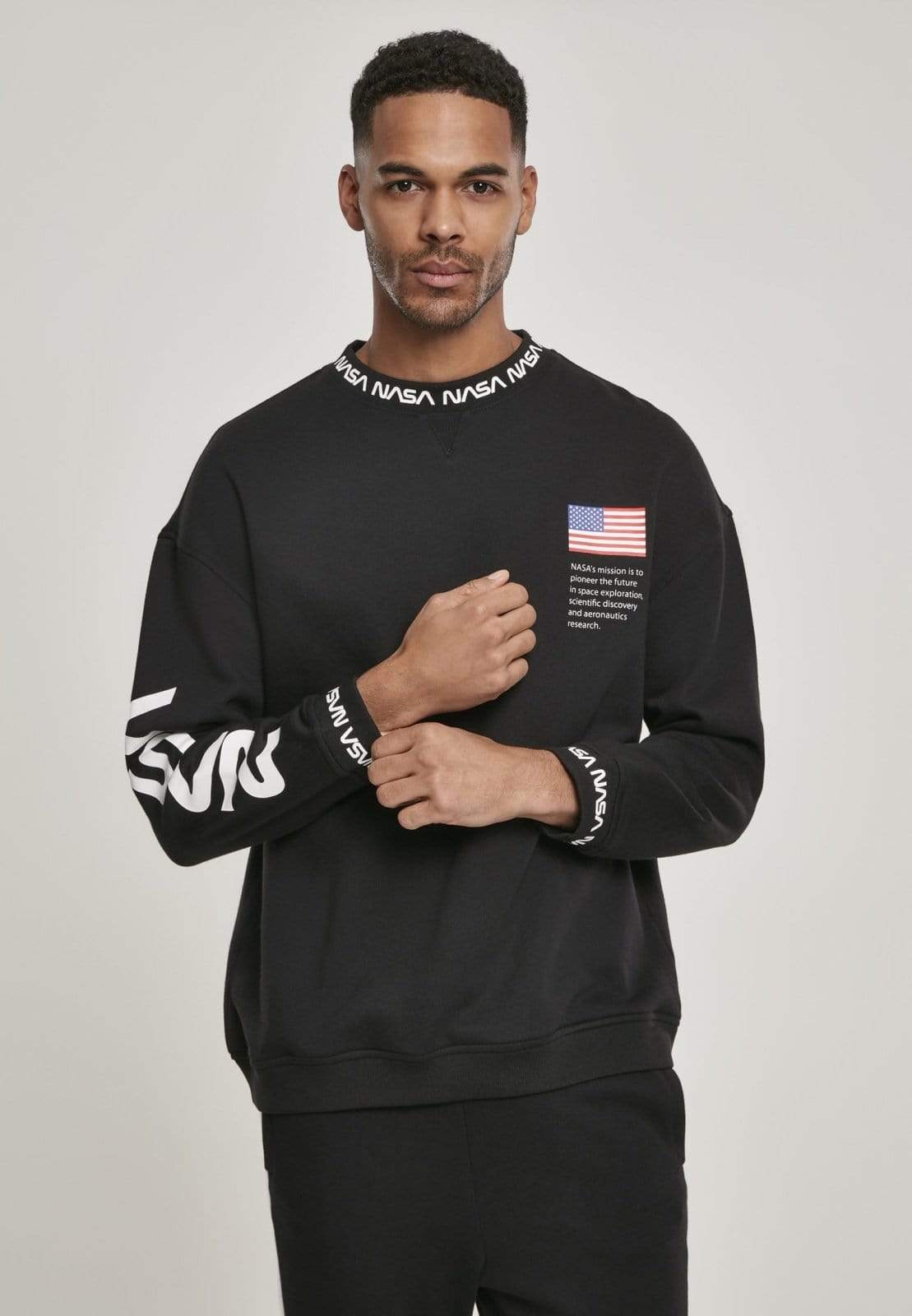 Callisto Men's Clothing NASA Oversize Crewneck Sweater