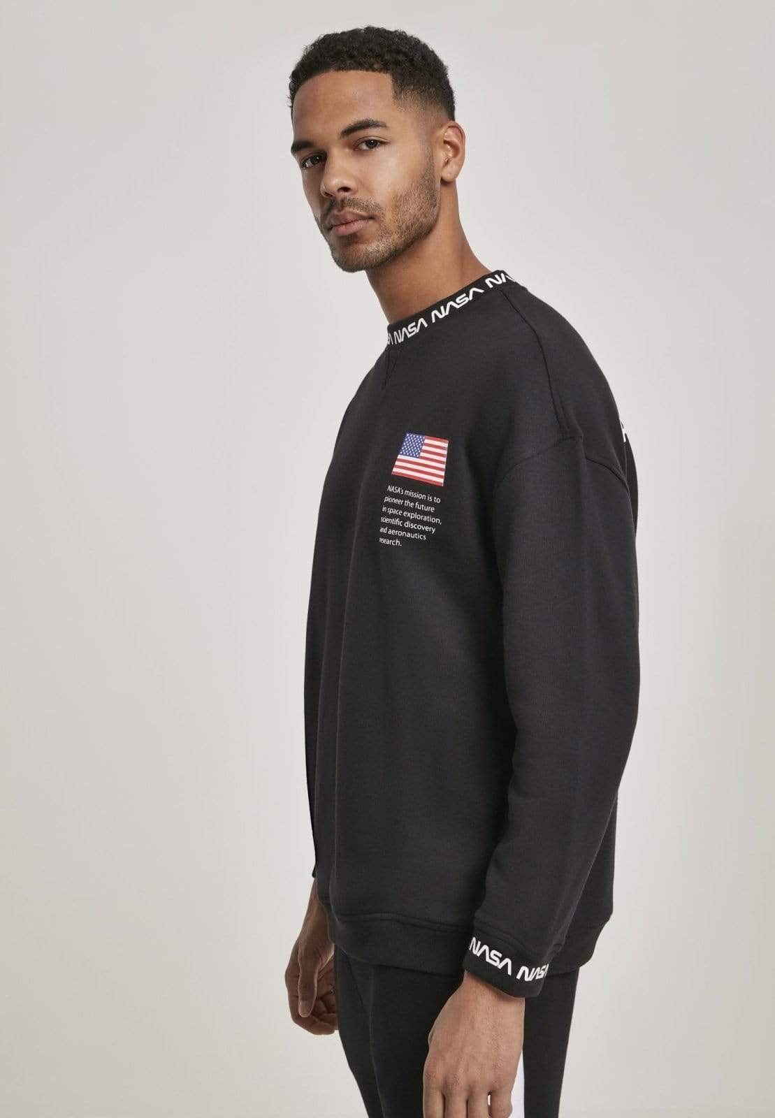 Callisto Men's Clothing NASA Oversize Crewneck Sweater
