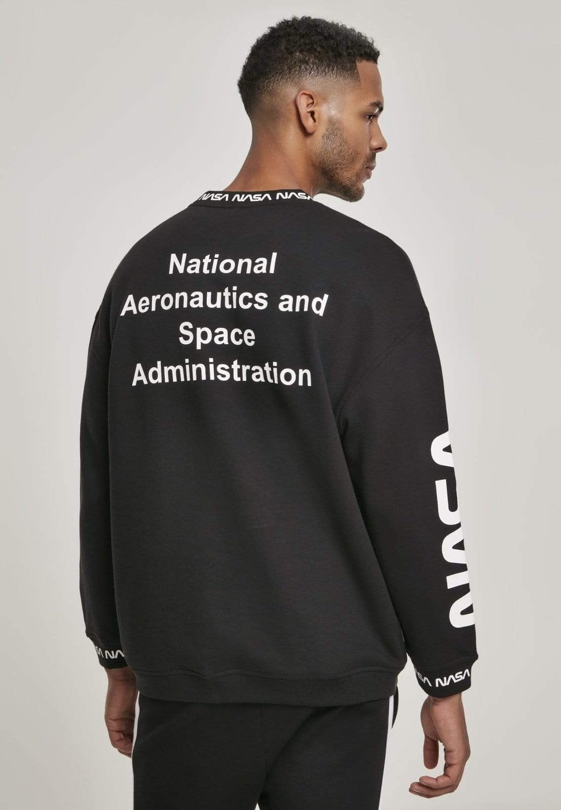 Callisto Men's Clothing NASA Oversize Crewneck Sweater