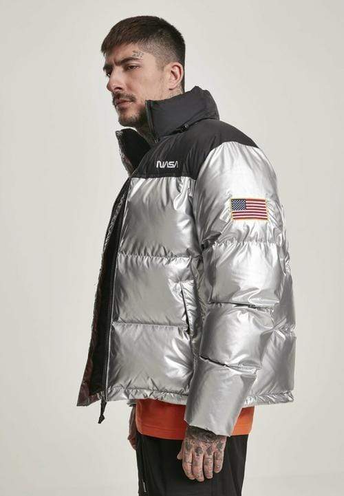 Callisto Jackets & Coats L / Cool Grey NASA Two-Toned Cool Grey Puffer Jacket