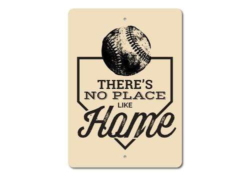 Orchid Eurybia Home Decor 12 x 18 inches No Place Like Home Sign