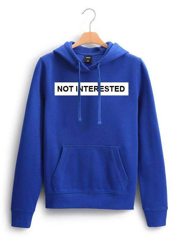 Scorpius Sweaters & Hoodies NOT INTERESTED WOMEN HOODIE