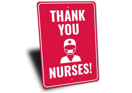 Orchid Eurybia Home Decor Nurse Thank You Sign