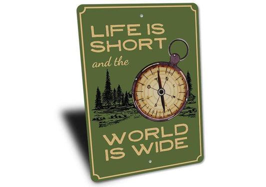 Orchid Eurybia Home Decor Old Compass Sign