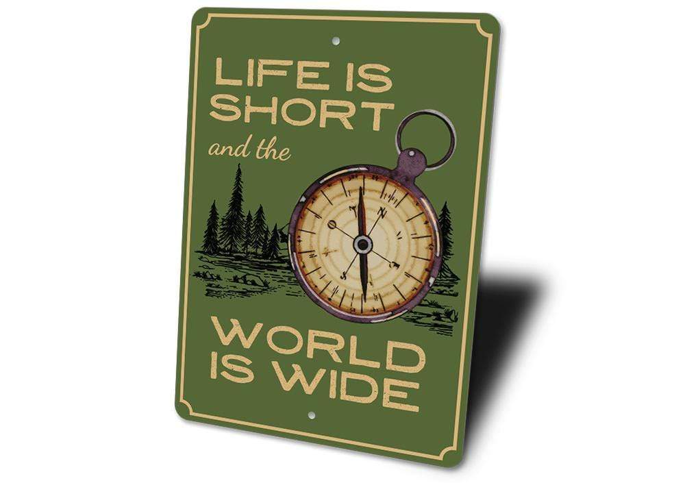 Orchid Eurybia Home Decor Old Compass Sign