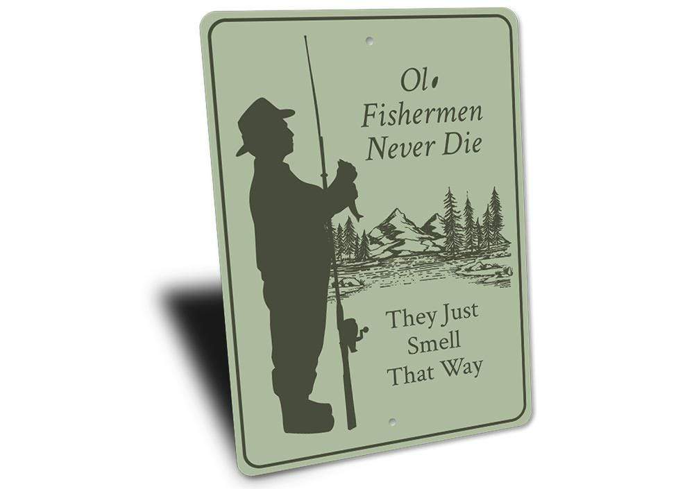 Orchid Eurybia Home Decor Old Fisherman Sign