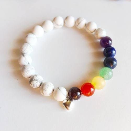 Purple Lily Jewelry & Watches One Love - 7 Chakras Love Bracelet