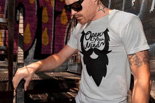 Green Lucky Men's Clothing Open Mind Men's Tee