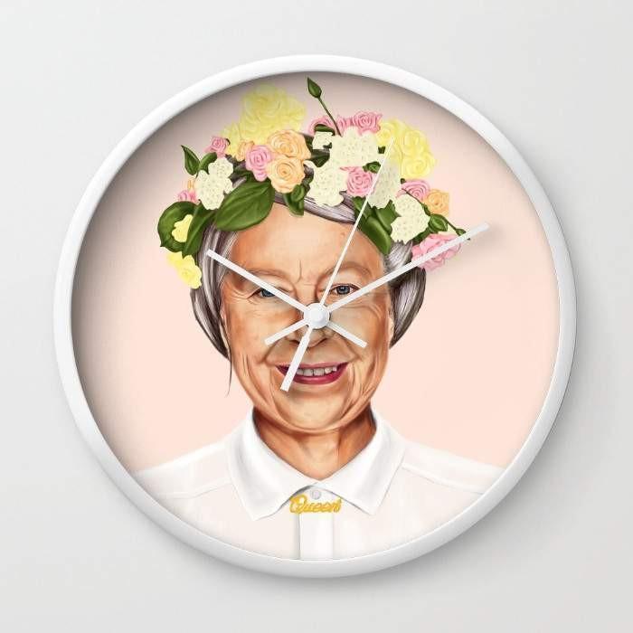 Scorpius Clocks Queen Elizabeth Wall clock