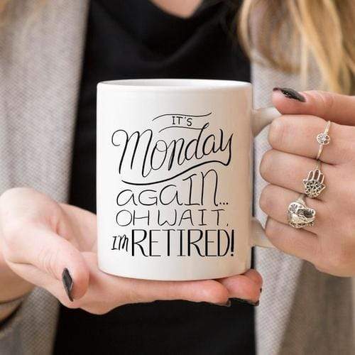 Magenta Shadow Home & Garden Retirement Mug - Gifts For Retirement - Funny