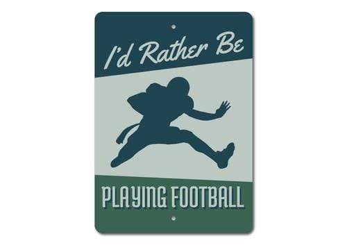 Orchid Eurybia Home Decor 12 x 18 inches Running Back Sign