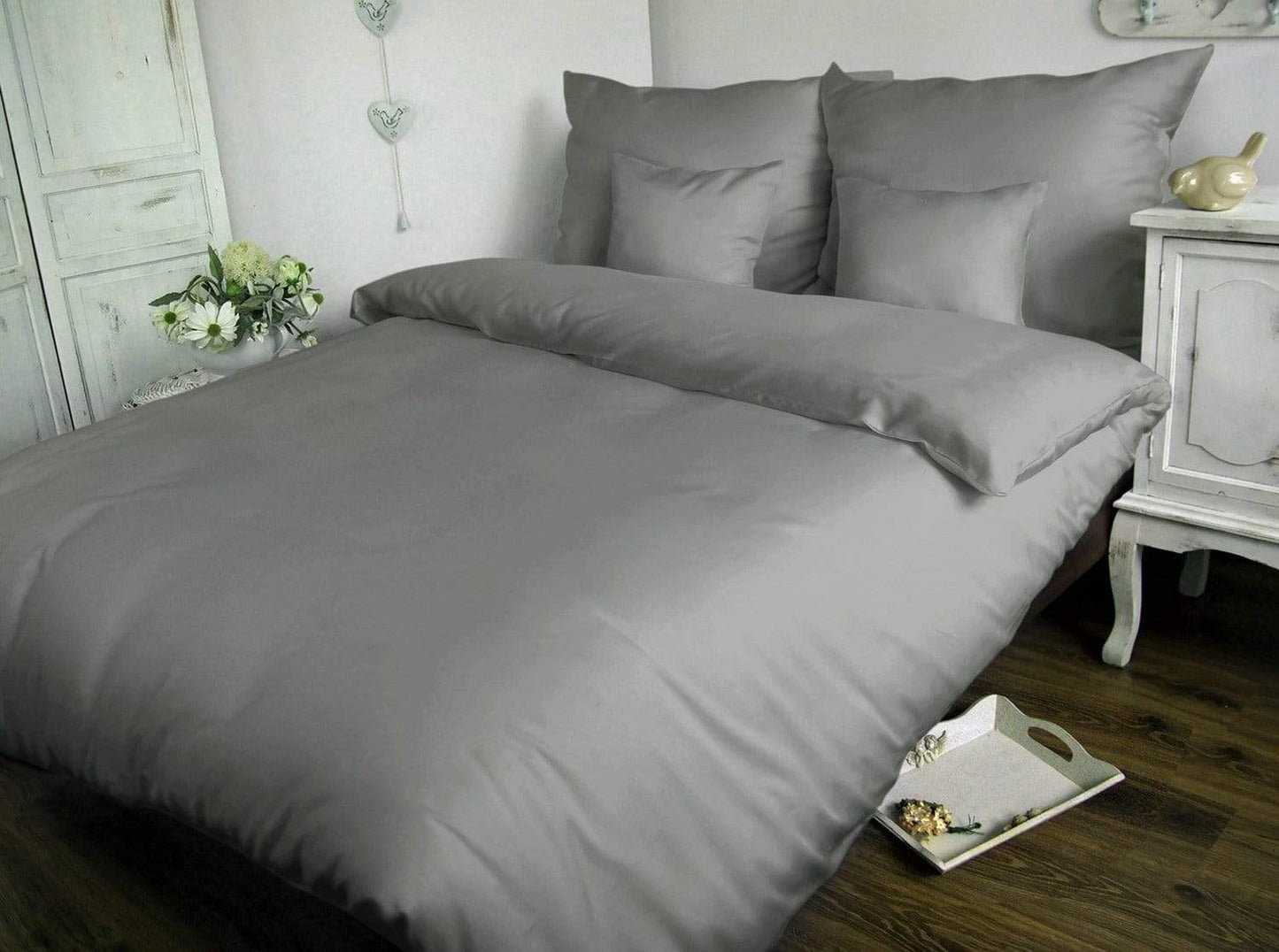 Amethyst Tartarus Home & Garden Satin cotton bedding ASH
