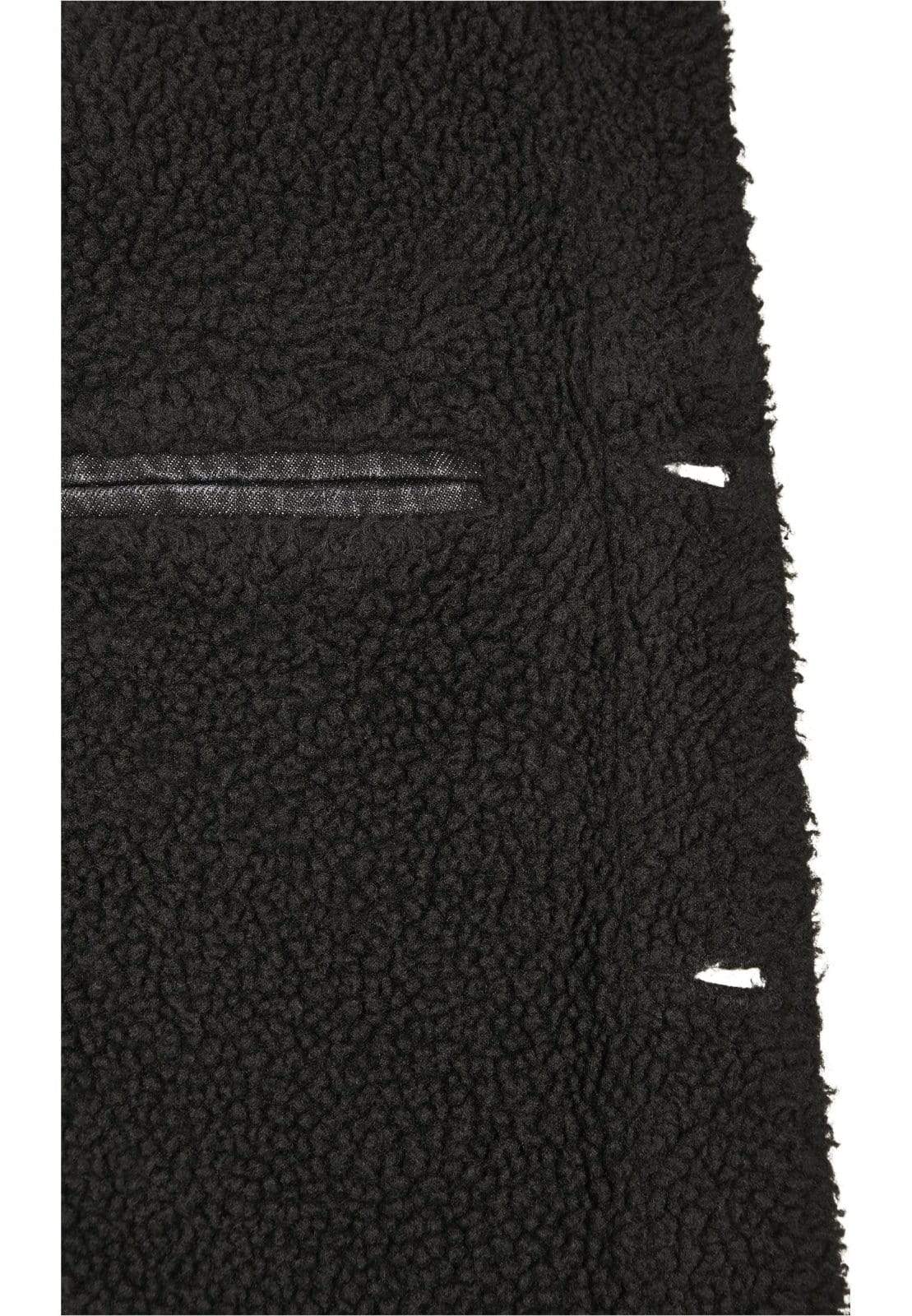 Callisto Men's Clothing Sherpa Lined Jeans Jacket - Black Wash