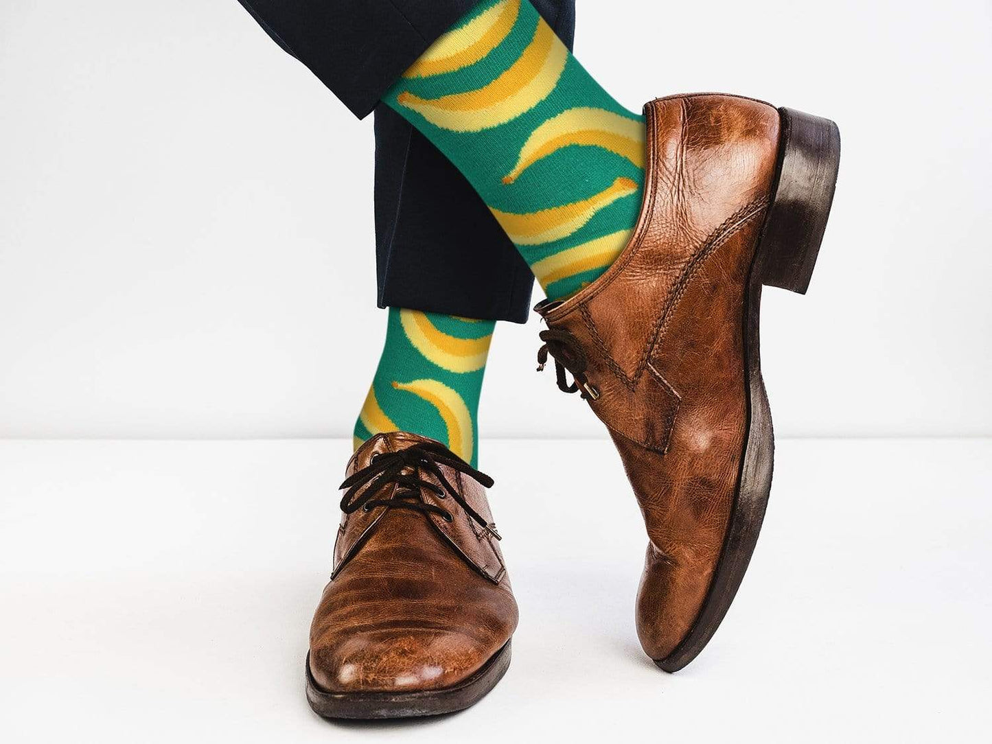 Fuchsia Thrace Socks Sick Socks – Bananas – Favorite Foods Casual Dress Socks