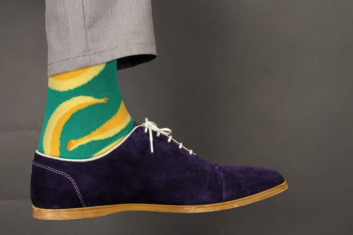 Fuchsia Thrace Socks Sick Socks – Bananas – Favorite Foods Casual Dress Socks