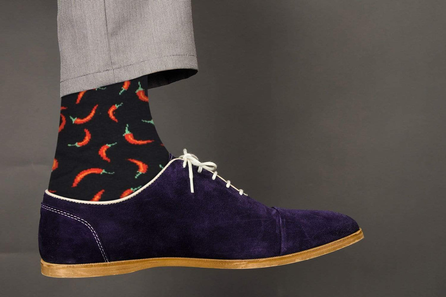 Fuchsia Thrace Socks Sick Socks - Chili Pepper – International Food Dress Socks