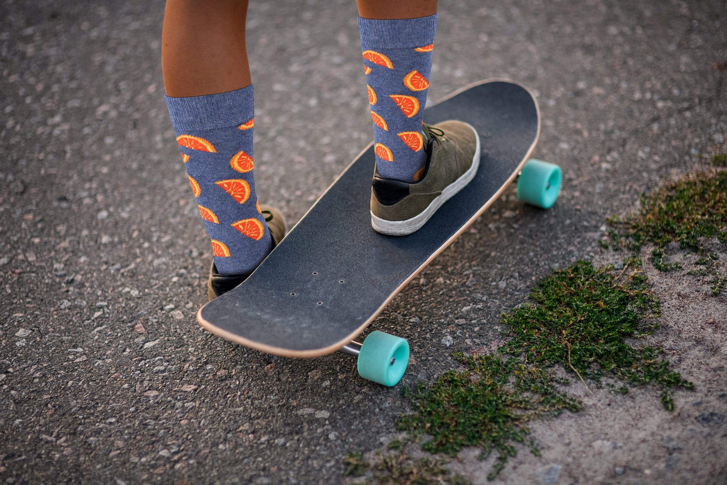 Fuchsia Thrace Socks Sick Socks – Orange – Down on the Farm Socks For Men and Women