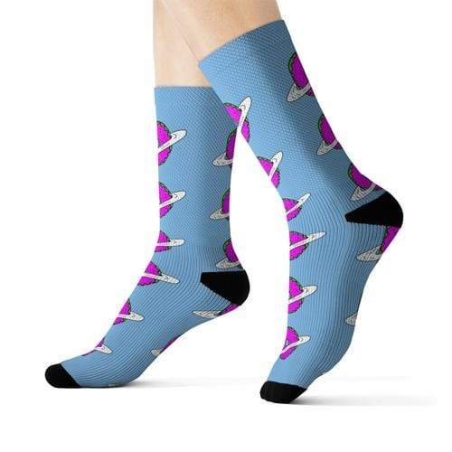 Yellow Pandora Socks L Space Donut's Socks