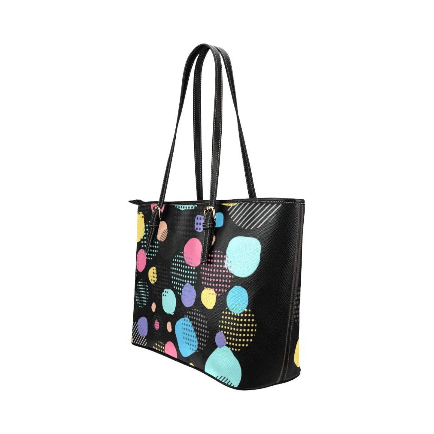 Grey Coco Handbags One Size Spotty Black Style Shoulder Tote Bag