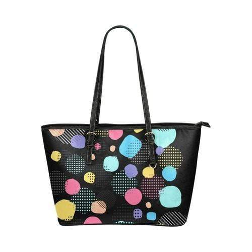 Grey Coco Handbags One Size Spotty Black Style Shoulder Tote Bag