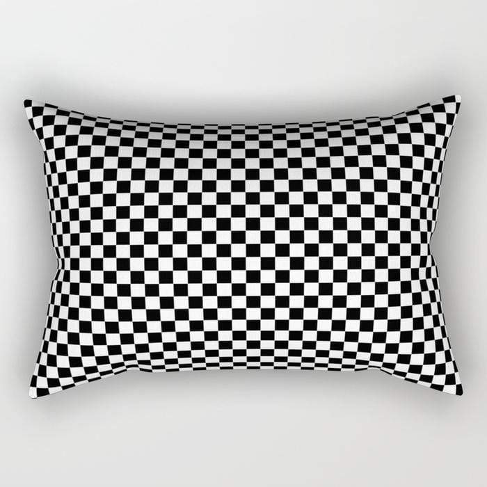 Scorpius Textiles & Pillows Square Black & White Rectangle Pillow