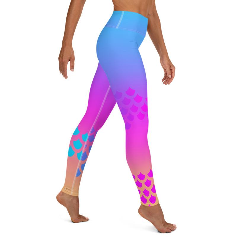 Lavender Millie Women's Clothing Stacy Mermaid leggings, Capris and Shorts