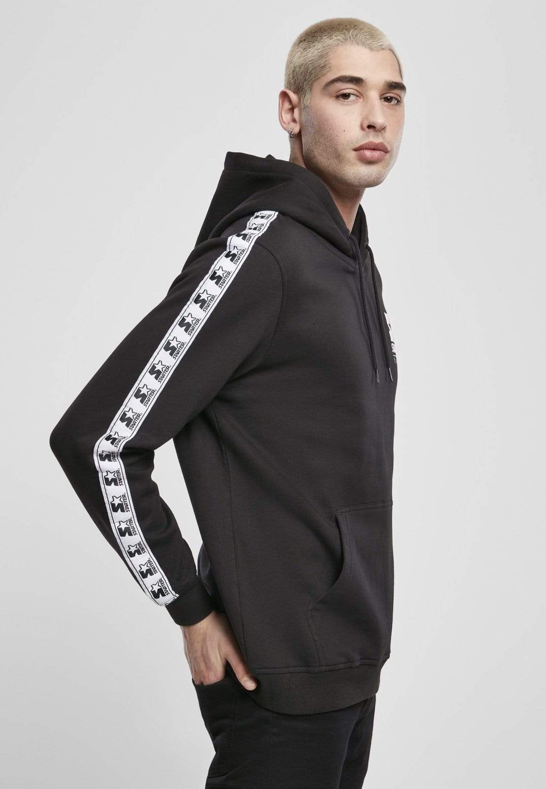 Callisto Sweaters & Hoodies Starter Logo Taped Hoodie Black or White