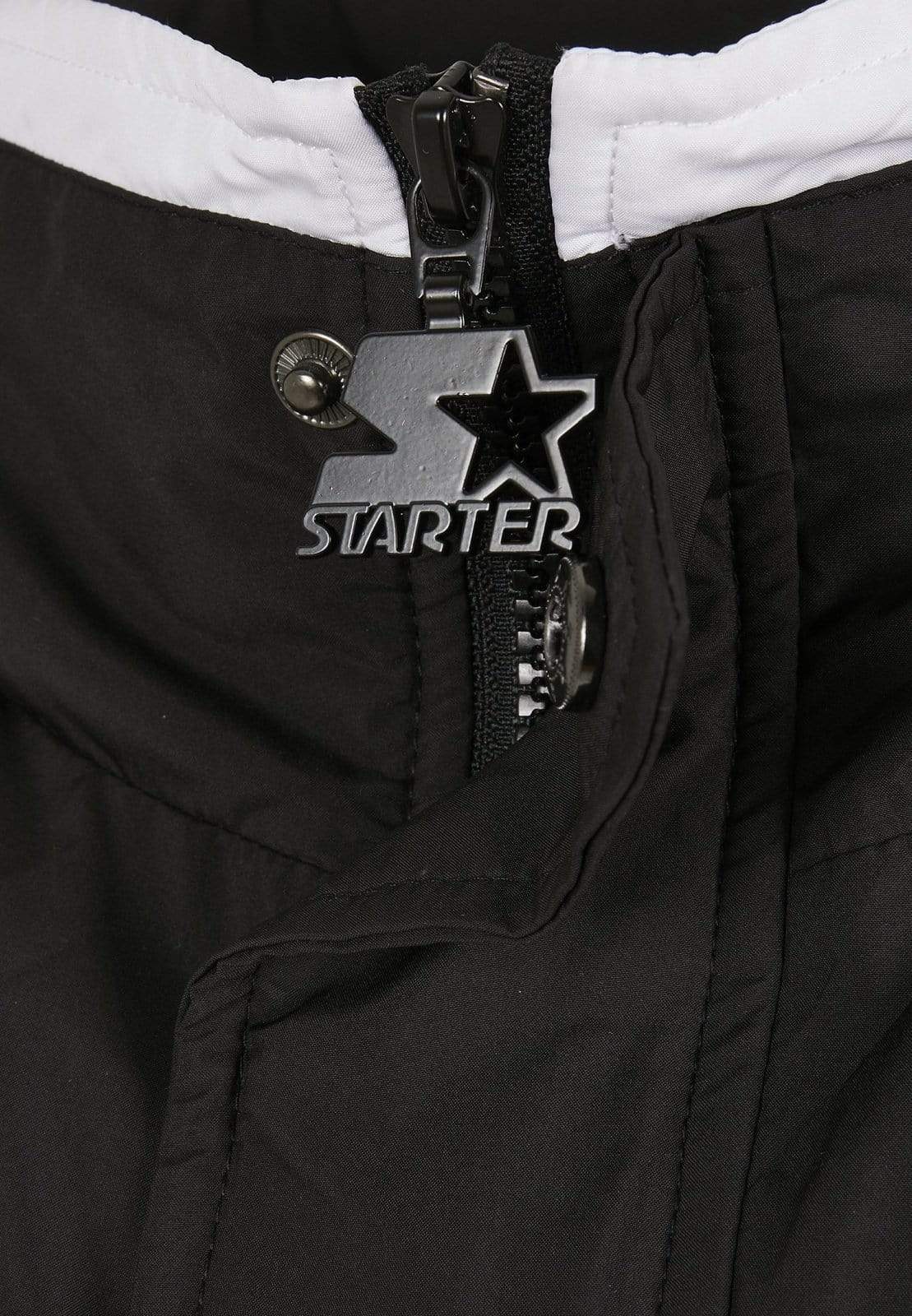 Callisto Men's Clothing Starter Track Jacket - Black/White