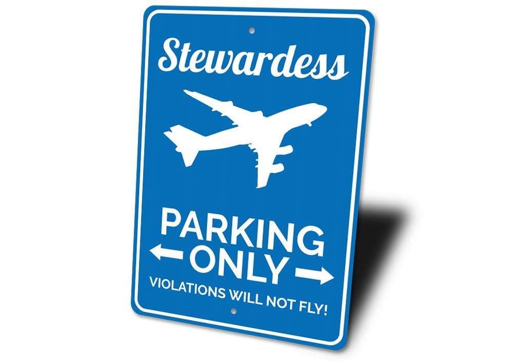Orchid Eurybia Home Decor Stewardess Parking Sign