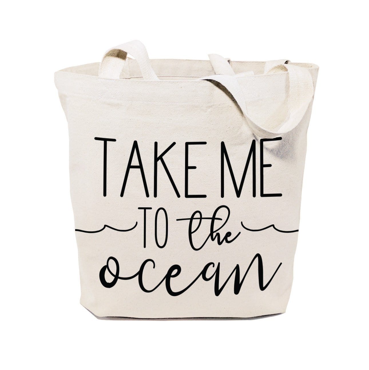 Turquoise Andromeda Totes & Beach Bags Take Me to the Ocean Tote Bag
