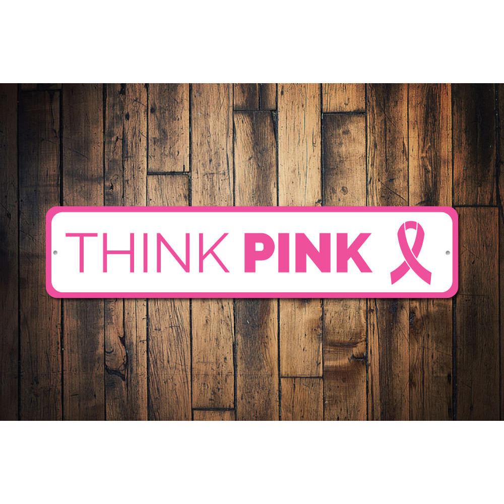 Orchid Eurybia Home Decor Think Pink Sign