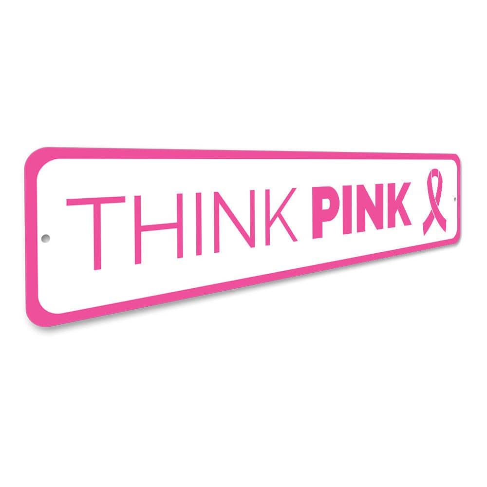 Orchid Eurybia Home Decor Think Pink Sign