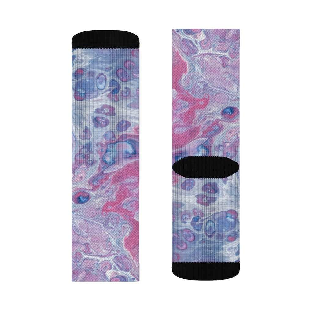 Yellow Pandora Socks Tie Dye Fun Novelty Socks