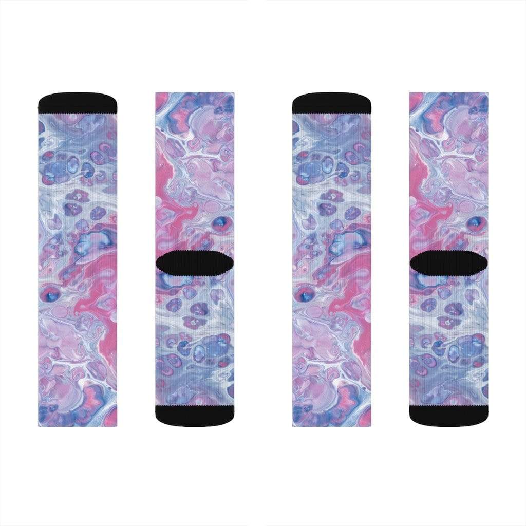 Yellow Pandora Socks Tie Dye Fun Novelty Socks