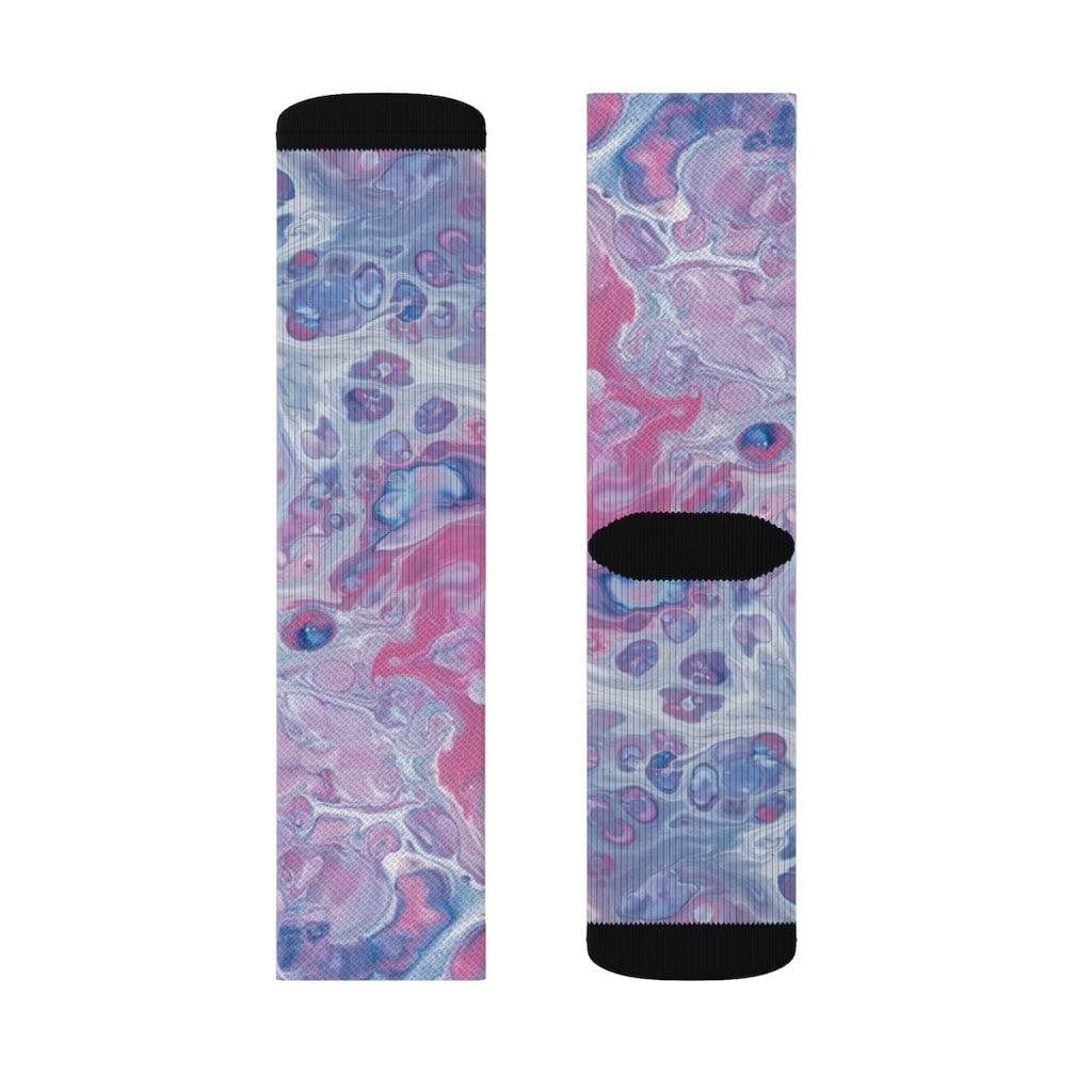 Yellow Pandora Socks Tie Dye Fun Novelty Socks