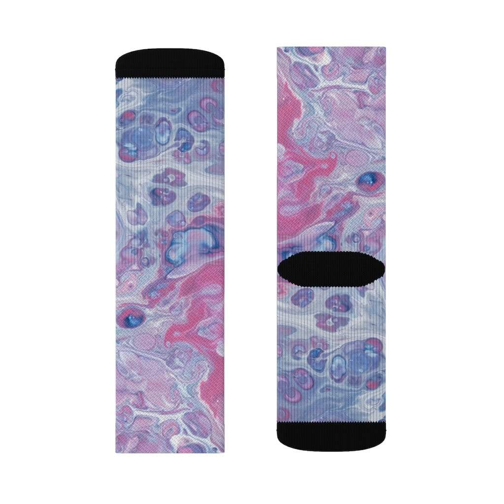 Yellow Pandora Socks Tie Dye Fun Novelty Socks
