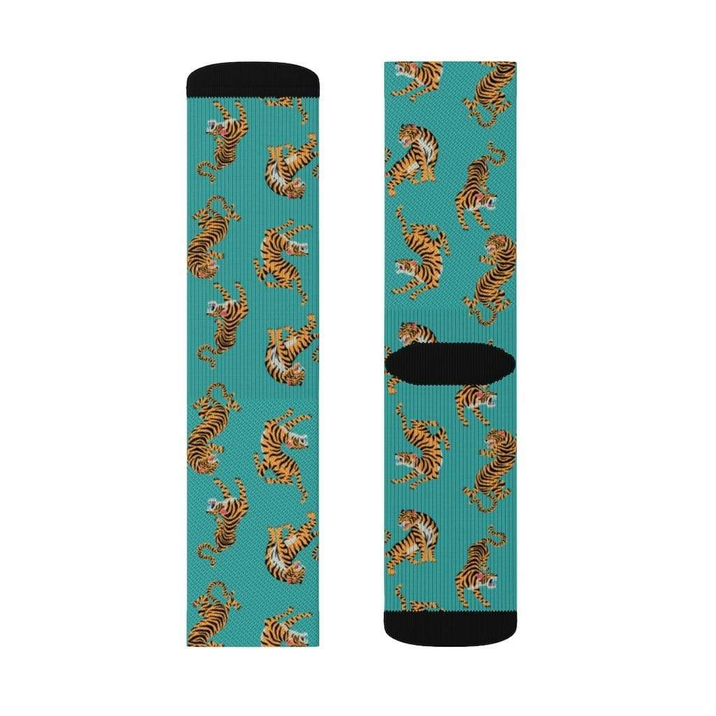 Yellow Pandora Socks Tiger Fun Novelty Socks