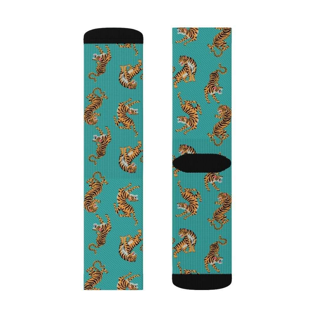 Yellow Pandora Socks Tiger Fun Novelty Socks