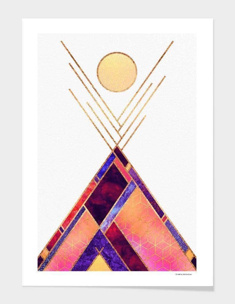 Scorpius Home Decor Tipi Mountain Frame