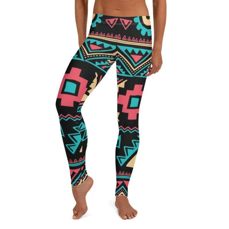 Lavender Millie Women's Clothing Tribal Printed leggings, Capris and Shorts
