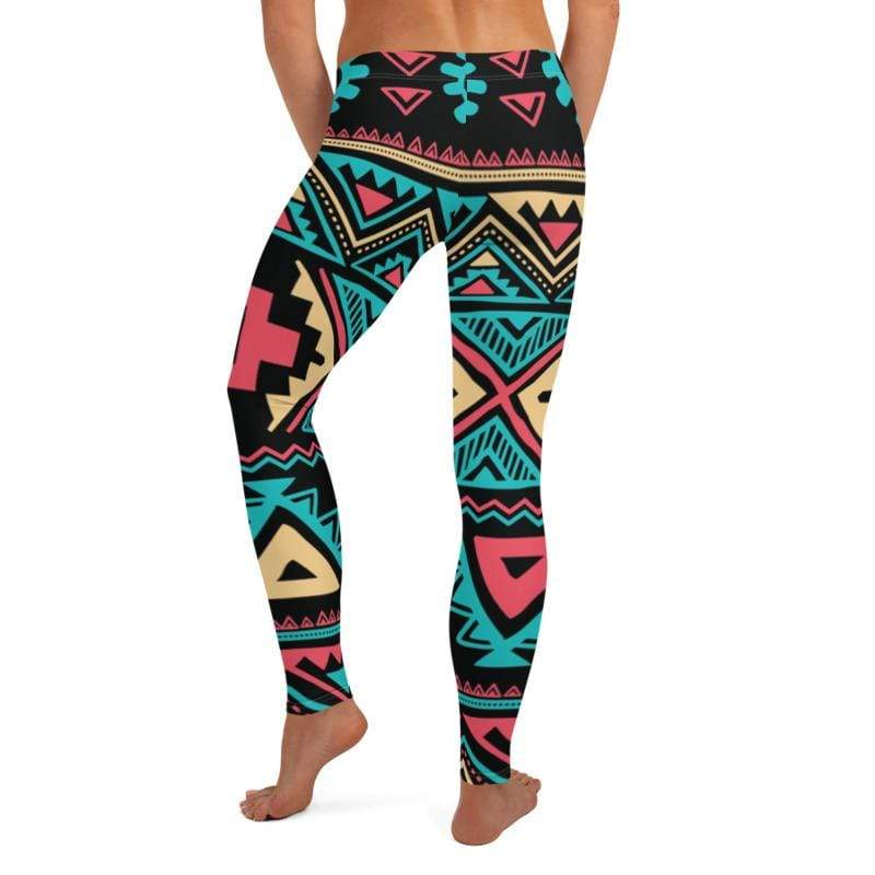 Lavender Millie Women's Clothing Tribal Printed leggings, Capris and Shorts