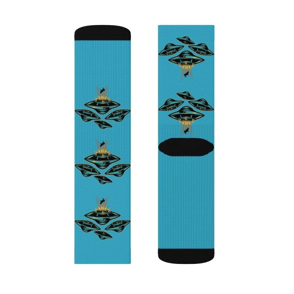 Yellow Pandora Socks UFO Area 51 Socks