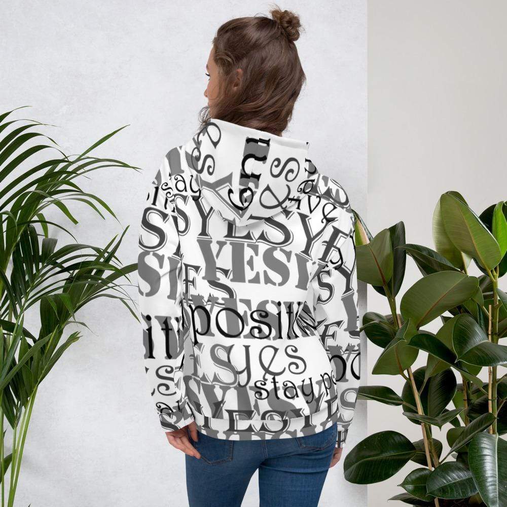 Lavender Coco Sweaters & Hoodies Unisex Hoodie Stay Positive! The Yes Hoodie!