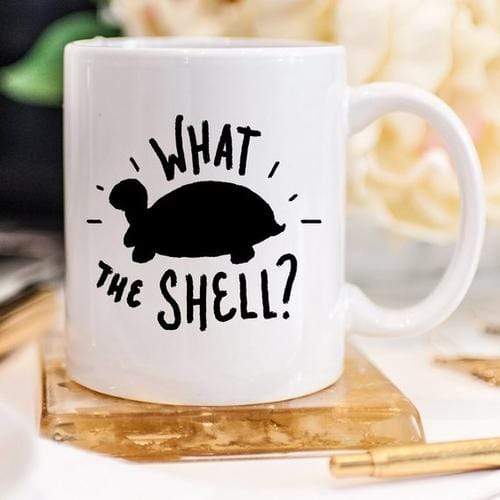 Magenta Shadow Home & Garden What The Shell? - Turtle Coffee Mug, Turtle Funny