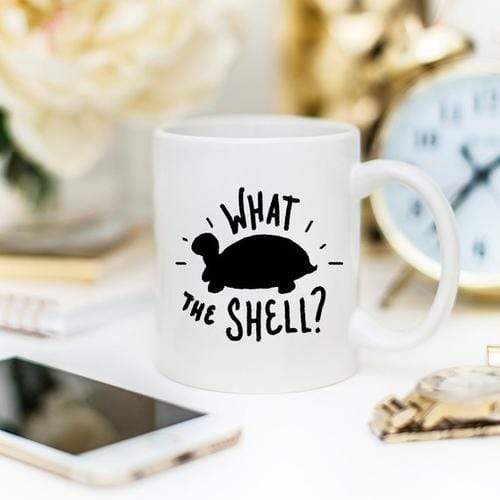 Magenta Shadow Home & Garden What The Shell? - Turtle Coffee Mug, Turtle Funny