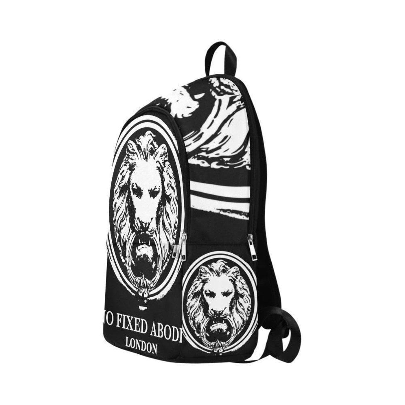 NO FIXED ABODE Backpacks Bags Rucksacks One Size White lion style backpack