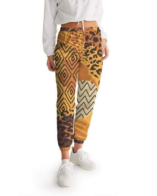 Grey Coco Activewear L Womens Track Pants, Brown Autumn Style Athletic Pants